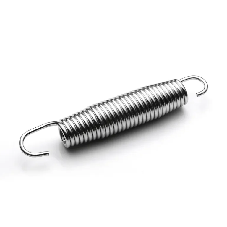 Custom Springs 7 Barrel shaped extension spring with hook ends, past project sample (Zigoal)