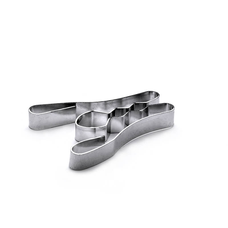 Custom Spring Prototyping & Design Services 8 Custom metal stamping part, formed flat strip clip (Zigoal)